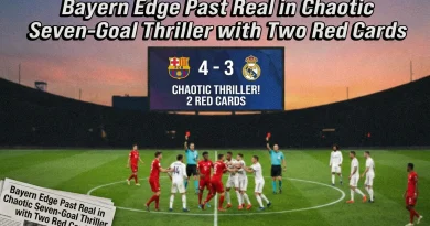 Bayern Edge Past Real in Chaotic Seven-Goal Thriller with Two Red Cards