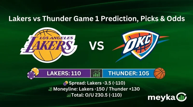 Lakers vs Thunder Game 1 Prediction, Picks & Odds