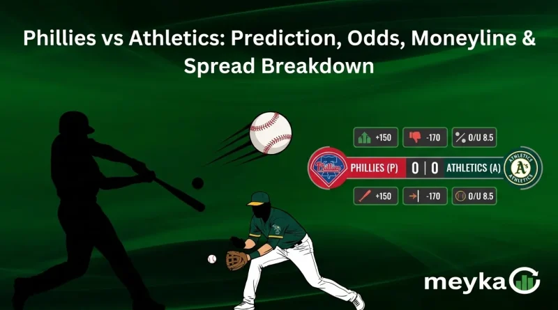 Phillies vs Athletics: Prediction, Odds, Moneyline & Spread Breakdown