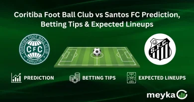 Coritiba Foot Ball Club vs Santos FC Prediction, Betting Tips & Expected Lineups