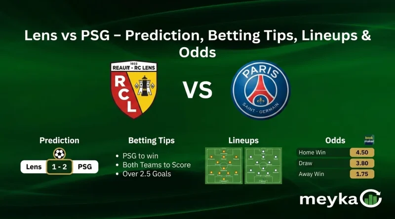 Lens vs PSG – Prediction, Betting Tips, Lineups & Odds