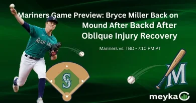 Mariners Game Preview: Bryce Miller Back on Mound After Oblique Injury Recovery
