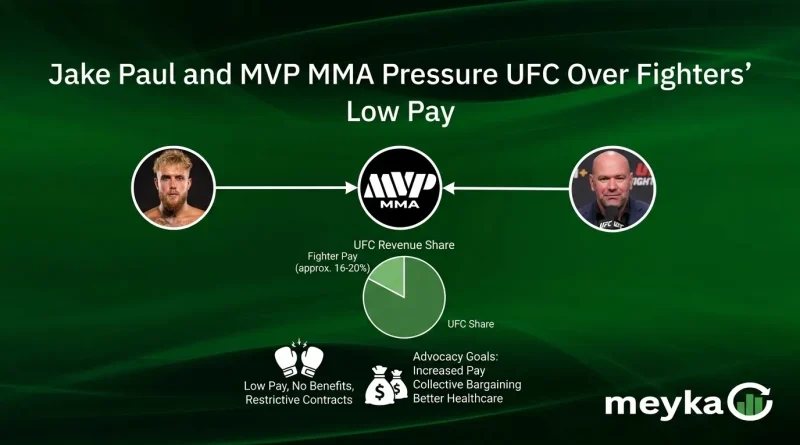 Jake Paul and MVP MMA Pressure UFC Over Fighters’ Low Pay
