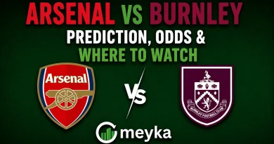 Arsenal vs Burnley Prediction, Odds & Where to Watch
