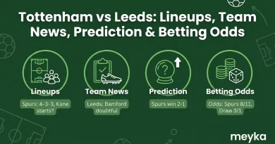Tottenham vs Leeds: Lineups, Team News, Prediction & Betting Odds
