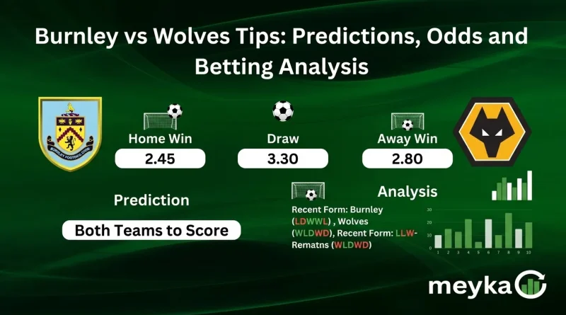 Burnley vs Wolves Tips: Predictions, Odds and Betting Analysis