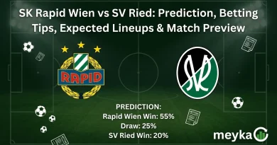 SK Rapid Wien vs SV Ried: Prediction, Betting Tips, Expected Lineups & Match Preview