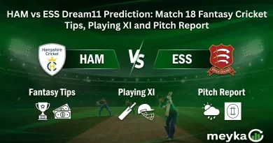 HAM vs ESS Dream11 Prediction: Match 18 Fantasy Cricket Tips, Playing XI and Pitch Report