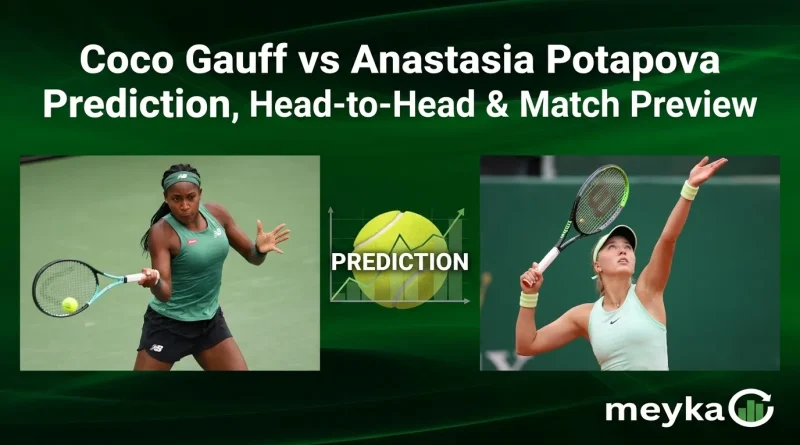 Coco Gauff vs Anastasia Potapova Prediction, Head-to-Head & Match Preview