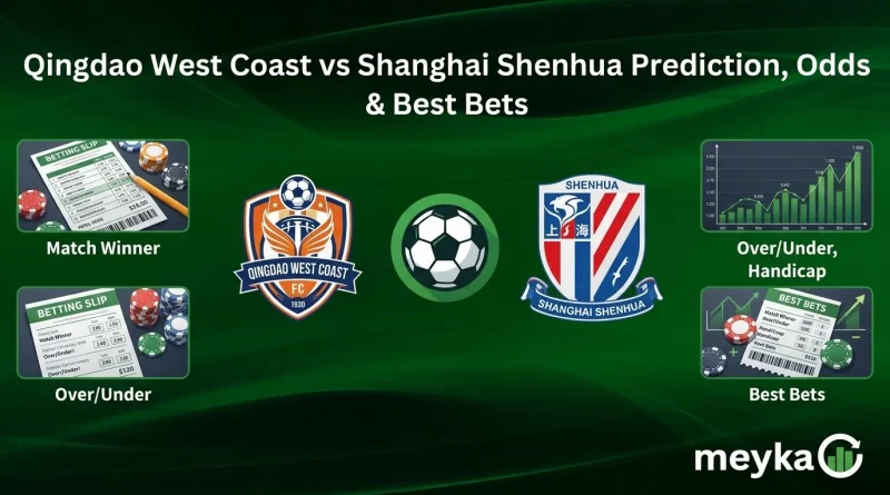 Qingdao West Coast vs Shanghai Shenhua Prediction, Odds & Best Bets