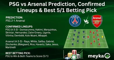 PSG vs Arsenal Prediction, Confirmed Lineups & Best 5/1 Betting Pick