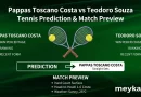 Pappas Toscano Costa vs Teodoro Souza Tennis Prediction & Match Preview