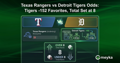 Texas Rangers vs Detroit Tigers Odds: Tigers -152 Favorites, Total Set at 8