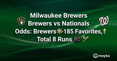 Milwaukee Brewers vs Washington Nationals Odds: Brewers -185 Favorites, Total 8 Runs
