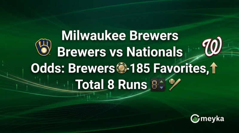 Milwaukee Brewers vs Washington Nationals Odds: Brewers -185 Favorites, Total 8 Runs