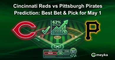 Cincinnati Reds vs Pittsburgh Pirates Prediction: Best Bet & Pick for May 1