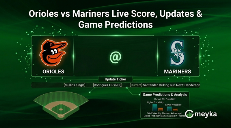 Orioles vs Mariners Live Score, Updates & Game Predictions