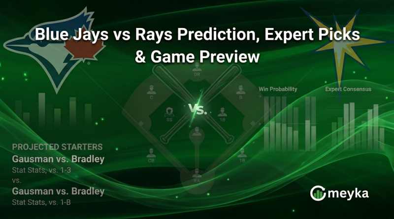 Blue Jays vs Rays Prediction, Expert Picks & Game Preview