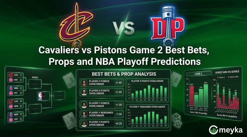 Cavaliers vs Pistons Game 2 Best Bets, Props and NBA Playoff Predictions