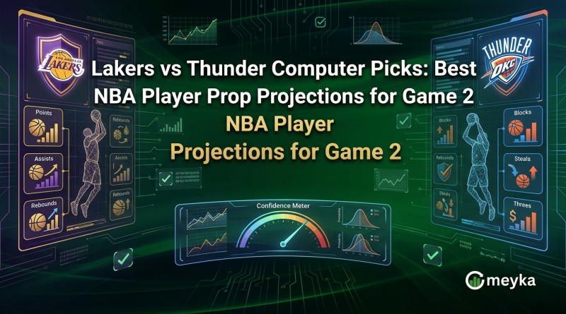 Lakers vs Thunder Computer Picks: Best NBA Player Prop Projections for Game 2
