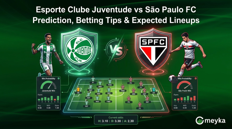 Esporte Clube Juventude vs São Paulo FC Prediction, Betting Tips & Expected Lineups