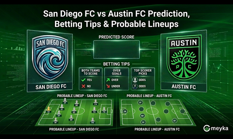 San Diego FC vs Austin FC Prediction, Betting Tips & Probable Lineups