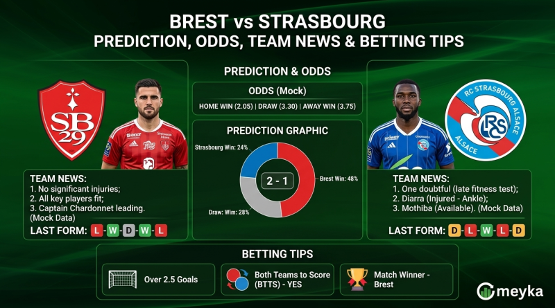 Brest vs Strasbourg Prediction, Odds, Team News & Betting Tips
