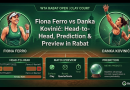Fiona Ferro vs Danka Kovinić: Head-to-Head, Prediction & Match Preview in Rabat