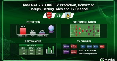 Arsenal vs Burnley: Prediction, Confirmed Lineups, Betting Odds and TV Channel