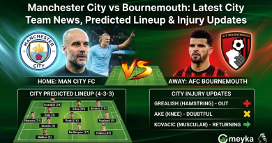 Manchester City vs Bournemouth: Latest City Team News, Predicted Lineup & Injury Updates