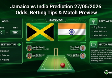 Jamaica vs India Prediction 27/05/2026: Odds, Betting Tips & Match Preview