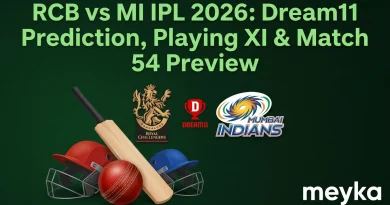 RCB vs MI IPL 2026: Dream11 Prediction, Playing XI & Match 54 Preview