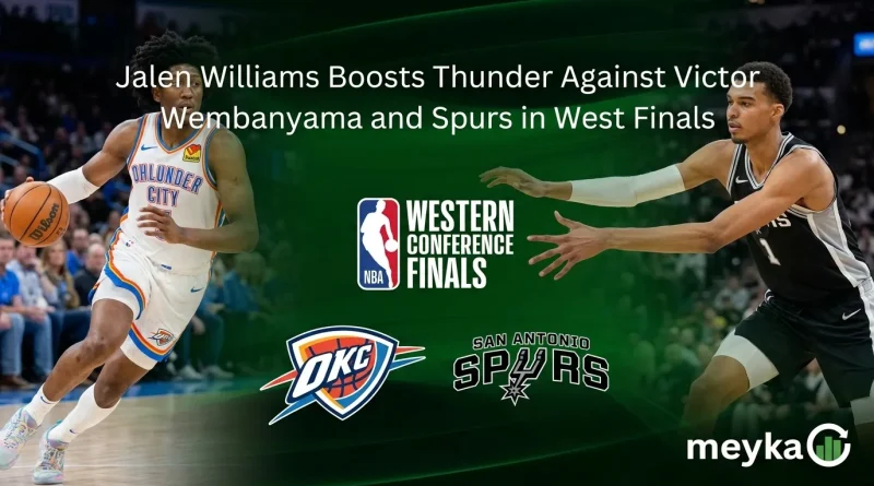 Jalen Williams Boosts Thunder Against Victor Wembanyama and Spurs in West Finals