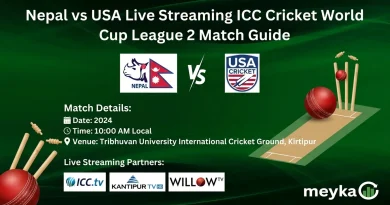 Nepal vs USA Live Streaming ICC Cricket World Cup League 2 Match Guide