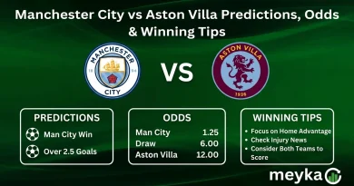 Manchester City vs Aston Villa Predictions, Odds & Winning Tips